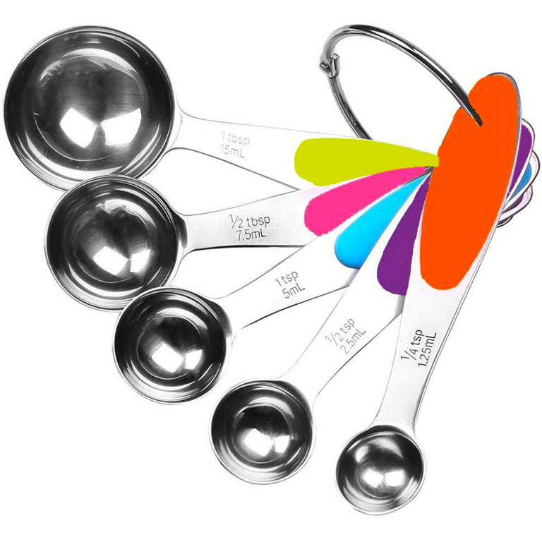 Colour Bomb - Mini Measuring Spoons (Set of 5) – FROST FORM