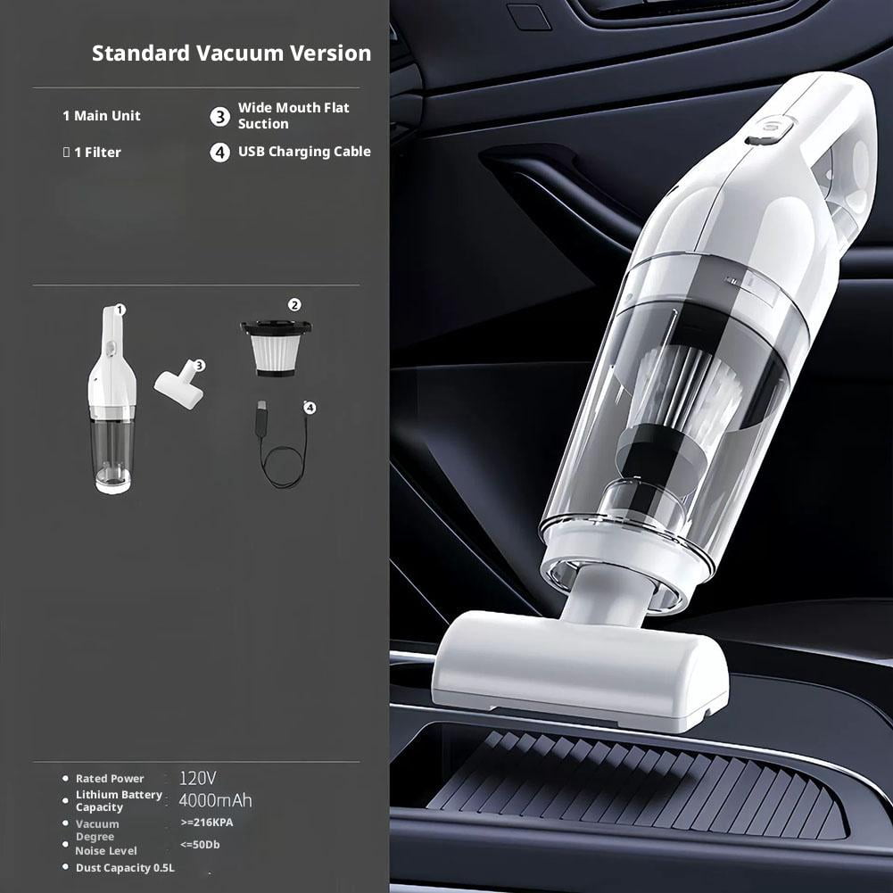 SharkTRUE Handheld Vacuum Cordless Car Vacuum Cleaner, PortablePA Suction Rechargeable Hand Held Vacuums for Car, Home, Pet Hair, Office, Keyboards, Dust Cleaning