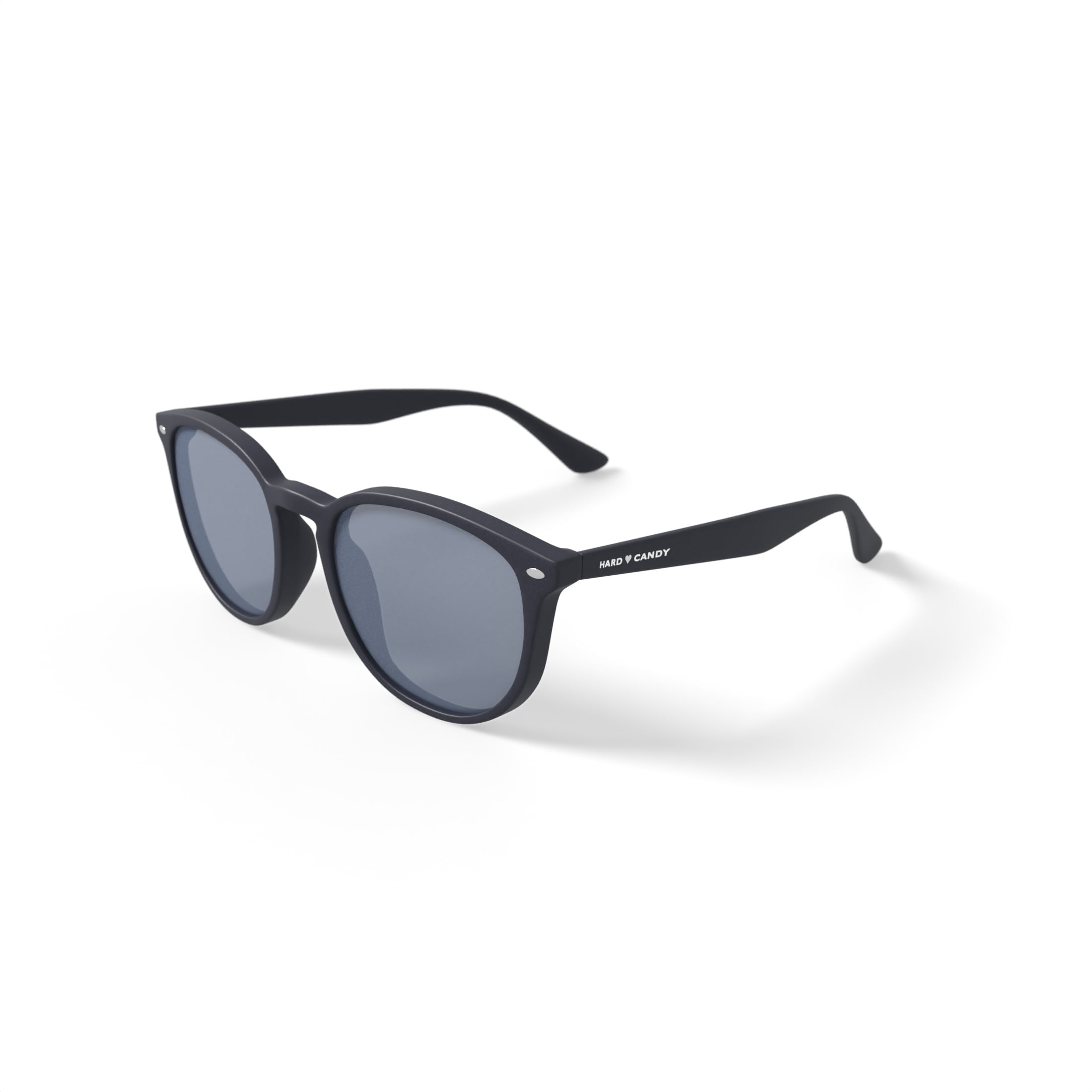 Hard Candy Womens Rx'able Sunglasses, Hs20, Matte Black, 52-20-145, with Case
