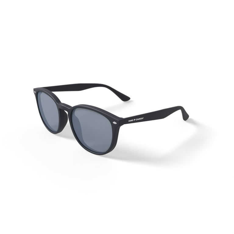Hard Candy Womens Rx'able Sunglasses, Hs20, Matte Black, 52-20-145