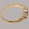 thumbnail image 5 of LBG British Made Spectacular 14k Rose Gold Natural Tanzanite & Diamond Womens Statement Ring - 33 size options - Size 10.5, 5 of 9