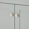 thumbnail image 2 of Ariel Hamlet 66 Inch Double Oval Sink Bathroom Vanity With Carrara White Quartz Countertop 1.5 Edge In Grey, 2 of 11