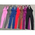 thumbnail image 6 of Sporty Jumpsuit Woman Gym Overalls Sexy Sport Set Women Outfit Sportswear Yoga Fitness Clothing Mono Overol Mujer Red Pink Grey, 6 of 6