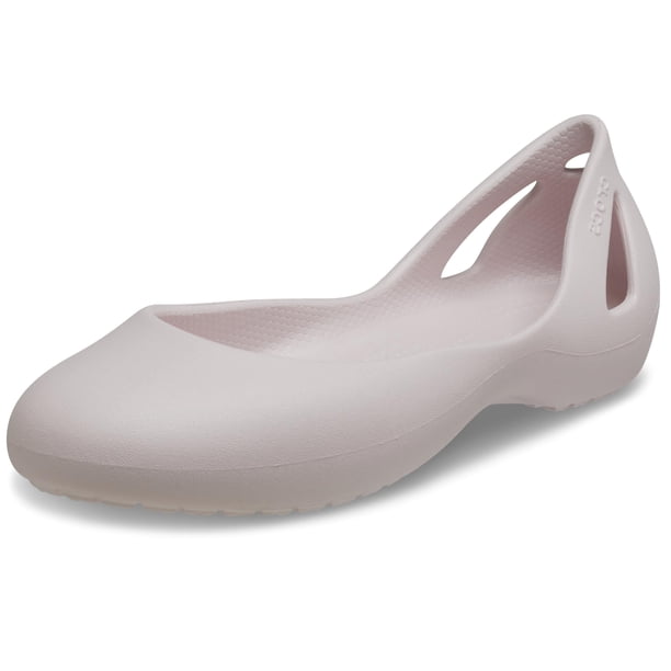 Zapatos Crocs Kadee Bailarinas para Mujer Color Rosa Pálido Talla 8