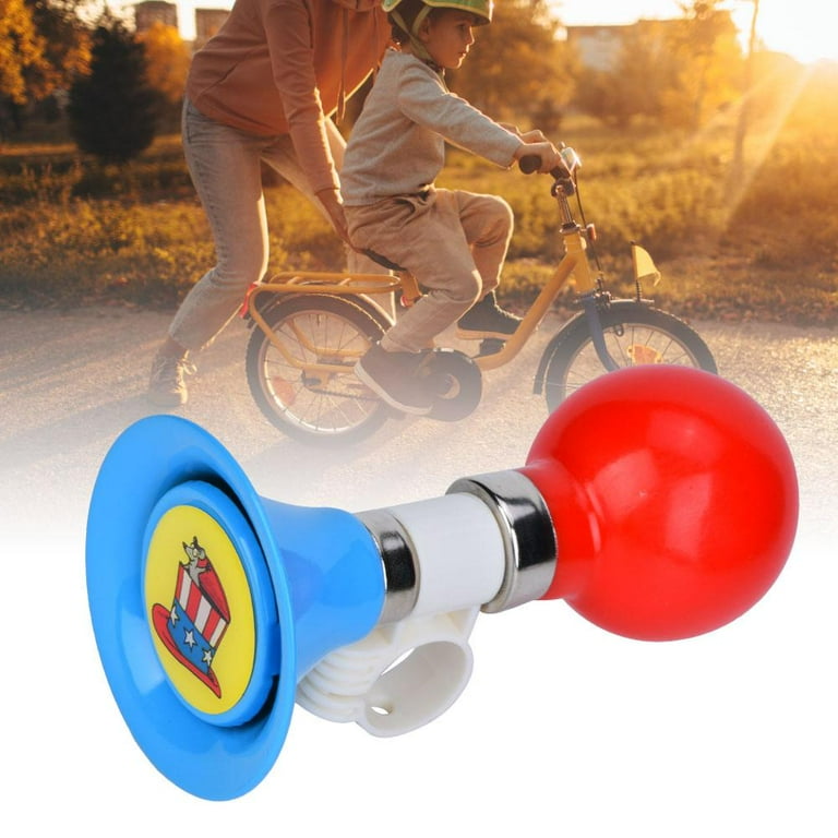 Tebru Children Bicycle Horn, Metal Rubber Loud Children Bicycle