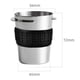 thumbnail image 4 of Taza dosificadora de café, distribuidor de café de 58 mm, parte del alimentador de taza dosificadora de café de metal para máquina de espresso de 58 m Plata, 4 of 6