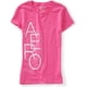 thumbnail image 1 of Camiseta gráfica Aeropostale para mujer Vert New York City 1987 rosa mediana, 1 of 1