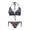 Neon Palm Tree, variant on Womens 2 Piece Swimsuits Tropical Hibiscus V Neck Lace Up Low Waist Breathable Stretchy Bikini Sets Push Up Swim Suits Bathing Suits