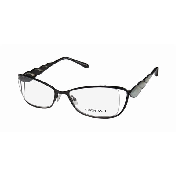 NEW KOALI 6983K WOMENS/LADIES DESIGNER FULL-RIM BLACK / OPAL FRAME DEMO LENSES 53-17-130 EYEGLASSES/EYEGLASS FRAME