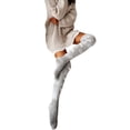 thumbnail image 1 of Gureui Women Christmas Cable Knit Thigh High Boot Socks Extra Long Winter Stockings Leg Warmers, 1 of 6