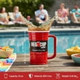 thumbnail image 4 of Red Cup Living Reusable Red Plastic Cups, 24 oz mug - Set of 4, 4 of 10
