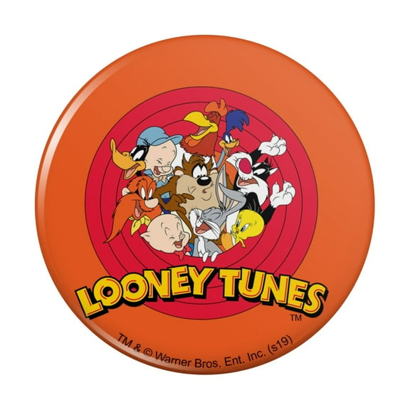 Looney Tunes Group Pinback Button Pin