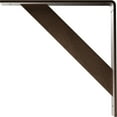 thumbnail image 4 of Ekena Millwork 2"W x 12"D x 12"H Traditional Steel Bracket, Hammered Dark Bronze, 4 of 13