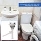 thumbnail image 1 of unbranded Replacement Toilet Flush Button Plateado Con Montaje Sencillo Y Separado, 1 of 7