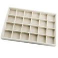 thumbnail image 2 of serony Rings Earrings Jewelry Display Organizer Tray Holder 24 Grids Tray, 2 of 7