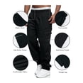 thumbnail image 5 of FASHIONWT Men Baggy Straight Fit Drawstring Cargo Pants, 5 of 5