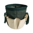 thumbnail image 2 of Bolsa de Herramientas de Jardín Suministros de Soporte Duradero Herramientas de Jardín Bolsa de Cubo Heavy Duty Oxford Asas de Tela Correa Almacenamie Verde, 2 of 8