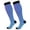 L018, variant on joogoo Blue Gradient Starry Long Socks Women Men Knee High Sock