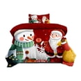 thumbnail image 2 of Teissuly Christmas Duvet Cover Single Size, Duvet Cover Set with Buttons Closure, Ultra Soft Washed Microfiber Bedding Comforter Cover with 2 Pillowcases for All Season Teissuly WER202311014212, 2 of 7