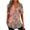 Pink-5, variant on ChaoHeng Plus Size Women Tops and T-Shirts Trendy Blouses for Women Dressy Casual Women's Summer V-Neck Print Casual Loose Top Short Sleeve V-Neck Button Blouses Tops