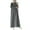 Grey, variant on Xuplwnp Gray Women's Casual Dress Women's Muslim Abaya Dress Prayer Dress Islamic Full Length Kaftan With Hijab Dubai Maxi Dress Womens Dresses Size XXXL