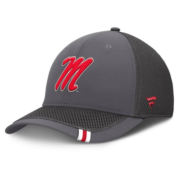 Men's Fanatics Gray Ole Miss Rebels Clincher Flex Hat
