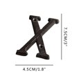 thumbnail image 3 of Birdeem Alloy Wrought Iron Number Letter Diy House Letter, 3 of 10