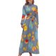 thumbnail image 1 of Vestido largo con diseño de dreidel de Hanukkah/Chanukah, vestidos de cumpleaños para mujer, vestido de noche, vestido elegante, 1 of 4