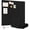 Black, variant on Large Felt Bulletin Board 48" x 36", Cork Board Alternative-12 Pack with Self-Adhesive Panel, 30 Pushpins, Cork Boards for Walls, Push Pin Board for Home Office Classroom, Oatmeal