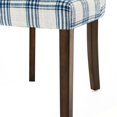 thumbnail image 4 of Noble House Harrison Contemporary Fabric Dining Chairs, Set of 2, Dark Blue, 4 of 8