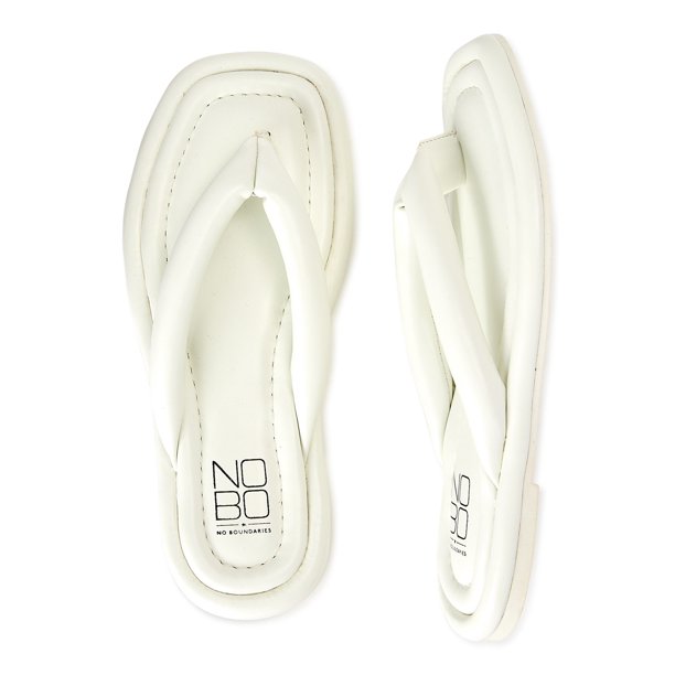 No Boundaries Women’s Puffy Flip Flops - Walmart.com