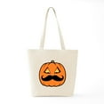 thumbnail image 6 of CafePress - Mustache Pumpkin Tote Bag - Unisex Canvas Tote Bag, Beige, 1-Piece, 6 of 7