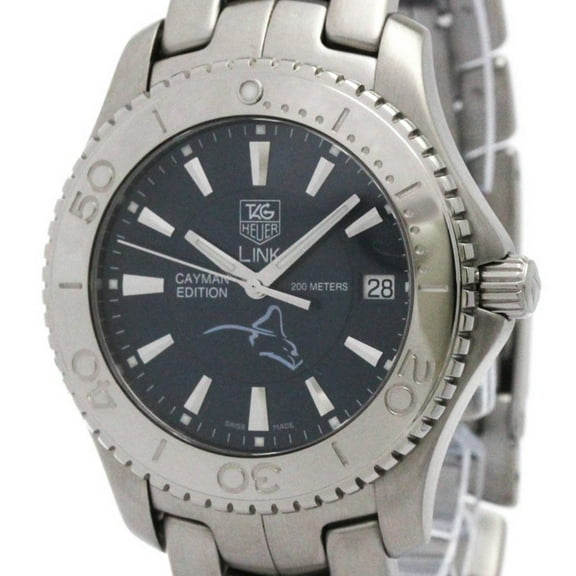 Pre-Owned TAG HEUER Link Cayman Islands Edition LTD Watch WJ111E Polished