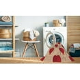 thumbnail image 2 of Ahgly Company Machine Washable Indoor Rectangle Transitional Pastel Orange Area Rugs, 8' x 10', 2 of 7