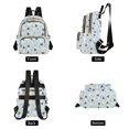 thumbnail image 4 of FORMRS Mini Backpack Purse for Women Quilted Travel Daypack Casual Shoulder Bag, Blue Blueberries Pattern, 4 of 7