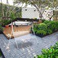 thumbnail image 4 of Swing Waterproof Polyester Cloth Canopy, Garden Swing Seat Replacement Canopy, Double Swing Replacement Canopy, Outdoor Patio Swing Seat CoverTop Cove, 4 of 5