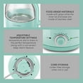 thumbnail image 6 of Elite Gourmet 1.2L Adjustable Temperature Electric Glass Kettle (Mint), 6 of 8