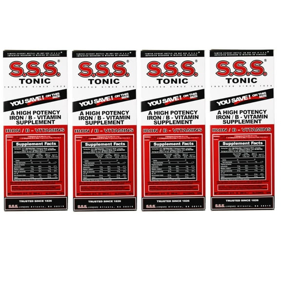 S.S.S. Tonic Liquid 20 oz (Pack of 4)
