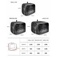thumbnail image 2 of Winter Snowscape Small Toaster Cover 2 Slice, Kitchen Appliance Covers, Night Snow Landscape Trees Natural Toaster Oven Cover with Loop, Bread Machine Cover Polyester Dust Cover Protection, 2 of 4
