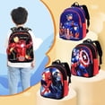 thumbnail image 2 of Mochila Para Niños Spiderman Hierro Escuela Capitán América Bagpack Impermeable, 2 of 4