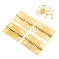 thumbnail image 1 of 20 unids Bronce antiguo / gabinete de puerta de oro bisagras accesorios de muebles cajas de regalo de madera Cajas de bisagra decorativa Muebles de muebles 34x22mm, 1 of 5