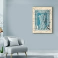 thumbnail image 3 of Trademark Fine Art 'Vintage Stamp I' Canvas Art by Vision Studio, 3 of 4