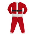 thumbnail image 3 of Kelon Family Matching Sets, Silk Satin Christmas Pajamas for Family with Red Bow, Matching Christmas Pajamas for Couples, Christmas Family Pajamas Matching Sets, Christmas Pjs for Family, 3 of 7