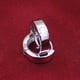 thumbnail image 5 of Silver-Plated Round Hoop Earrings for Everyday Wear, 5 of 5