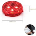 thumbnail image 2 of Paquete de 4 alarmas universales para puerta de coche, luces LED estroboscópicas de seguridad anticolisión, lámpara reflectora abierta con 3 modos de parpadeo rojo Sincero Electrónica, 2 of 4