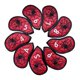 thumbnail image 1 of 9 piezas Golf Iron Club Head Covers Classic s PU Golf Wedge Covers Set rojo Sharpla Cubiertas de cabeza de hierro de golf, 1 of 8