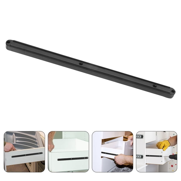 Greenadscape 2Jgo Kit De Hardware Para Cajones Base Plástico Negro Soporta Instalación Rápida Mejora Muebles De Oficina