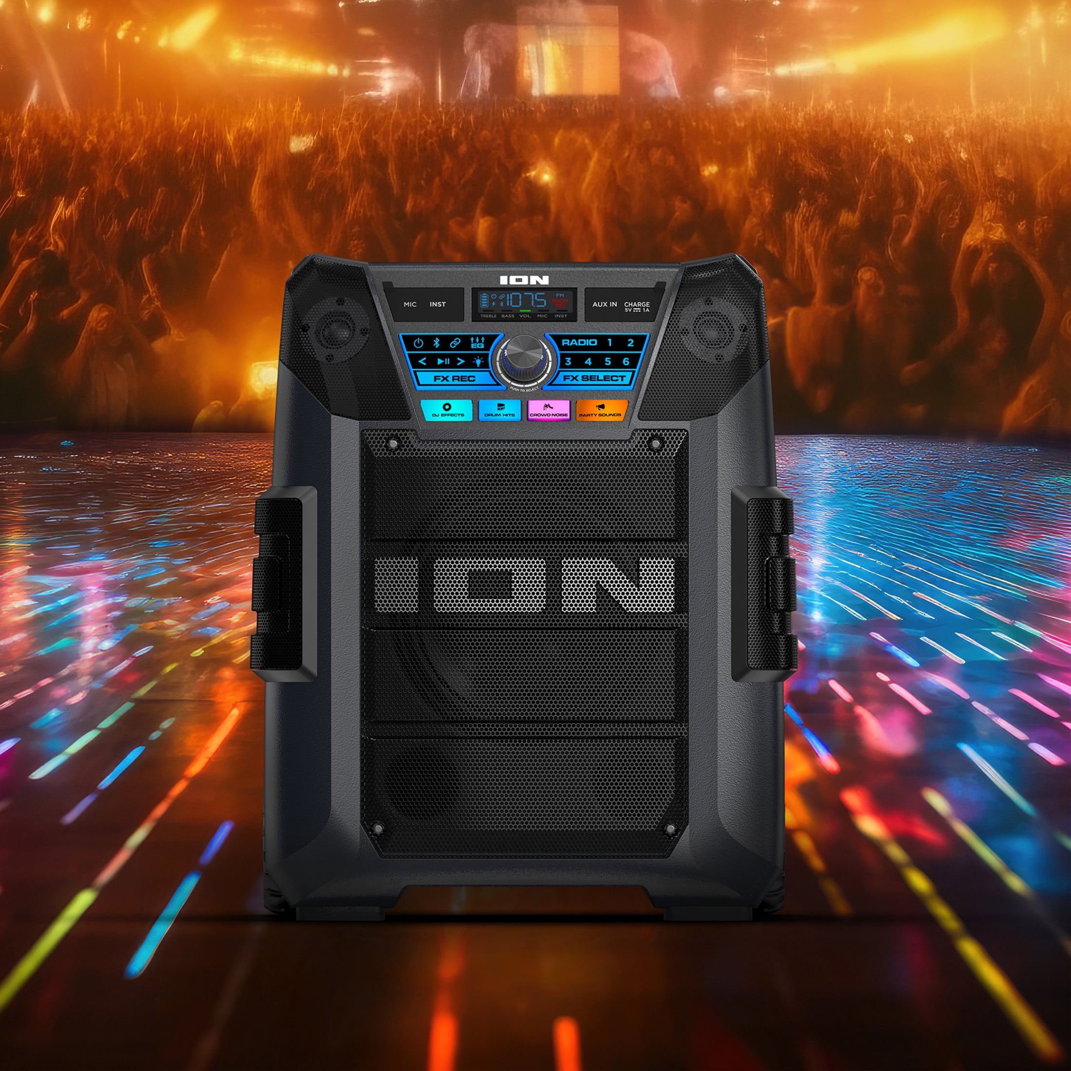 ION Audio Tailgater XL - Portable All-Weather Speaker with Premium 5-Speaker Sound