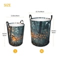 thumbnail image 6 of Laundry Basket, Magical Butterfly In Forest Waterproof Laundry Hamper With Padded Handles, Clothes Hamper For Laundry, Bedroom, Dorm, Towels, Laundry Bin Easy Storage, 6 of 8