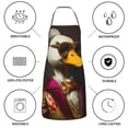 thumbnail image 6 of Disketp Noble Style Duck Kitchen Apron with adjustable Aprons for Women with Pockets Cooking Powder Pink Apron, 6 of 7